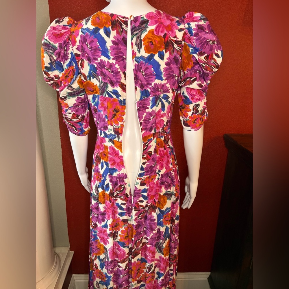 For Love & Lemons Cassandra Floral Maxi Dress M - Picture 6 of 11